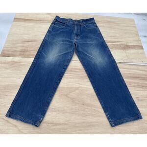 Risk Jeans Co. Denim Jean's‎ Men's Medium Wash Size: 32 x 32 90's Y2K Style